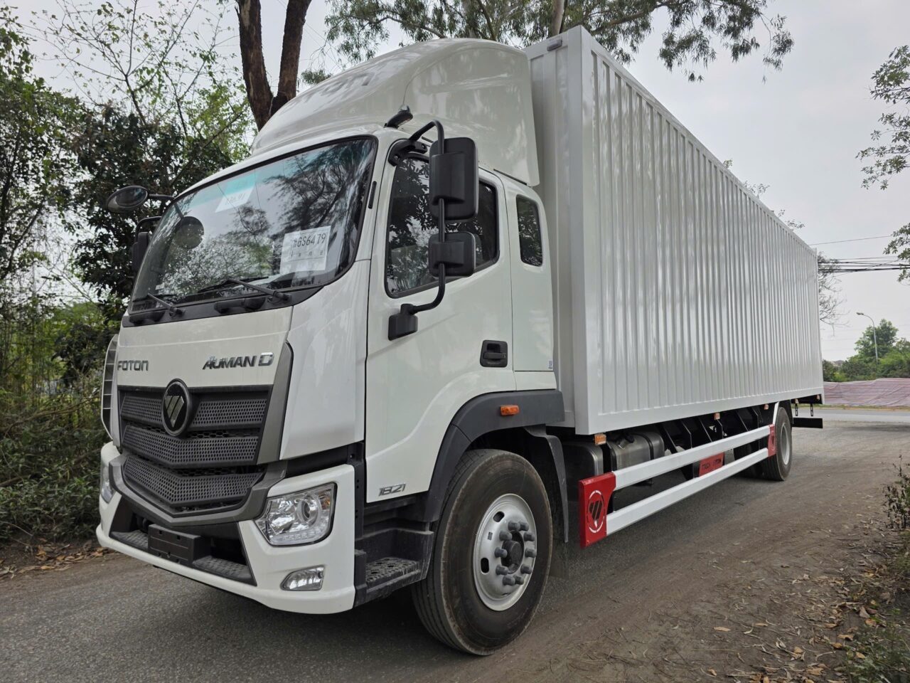 Auman C160 L Thùng kín container 9,9m