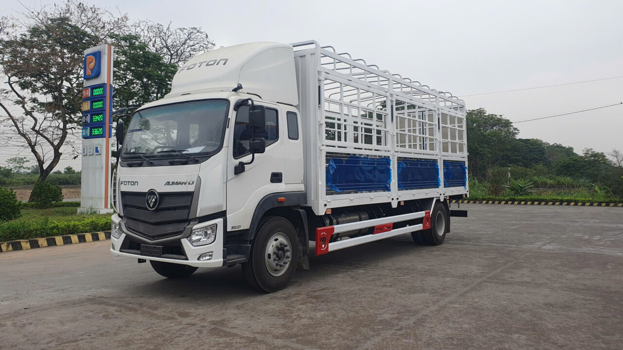 Foton Auman C160 thùng mui bạt 7,4 m